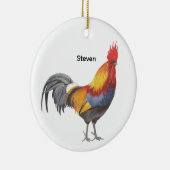 Rooster Keramisch Ornament (Rechts)