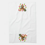 Rooster Kitchen Hand Towel Theedoek (Verticaal)