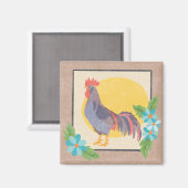 Rooster Kitchen Magnet Magneet (Voorkant / Achterkant)