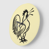 ROOSTER KITCHEN WALL CLOCK GROTE KLOK (Hoek)