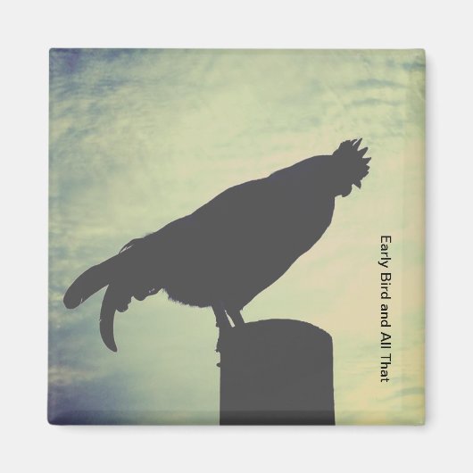 Rooster koelkastmagneet magneet (Voorkant)