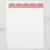 Rooster kruissteek (Voorkant / Achterkant)