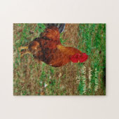 Rooster Legpuzzel (Horizontaal)