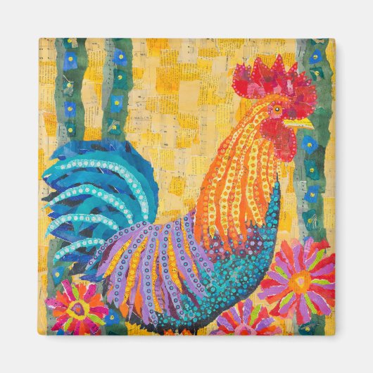 Rooster Magneet (Voorkant)