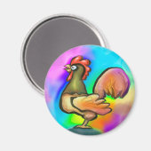 Rooster Magnet Magneet (Voorkant / Achterkant)