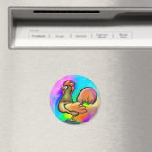 Rooster Magnet Magneet (Insitu (Vaatwasser))