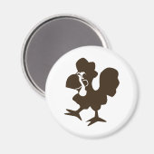 Rooster Magnet Magneet (Voorkant / Achterkant)