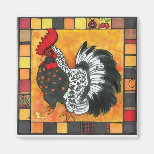 Rooster Magnet Magneet (Voorkant)