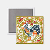 Rooster Magnet Magneet (Voorkant / Achterkant)