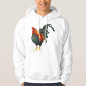 Rooster Mannen Hoodie (Voorkant)