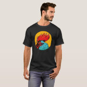Rooster-Mannen T-shirt (Voorkant volledig)