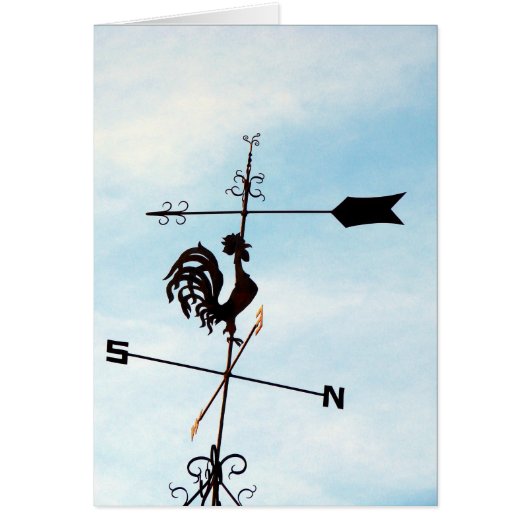 Rooster Metal Art Weathervain (Voorkant)