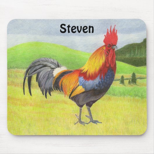 Rooster Muismat (Voorkant)