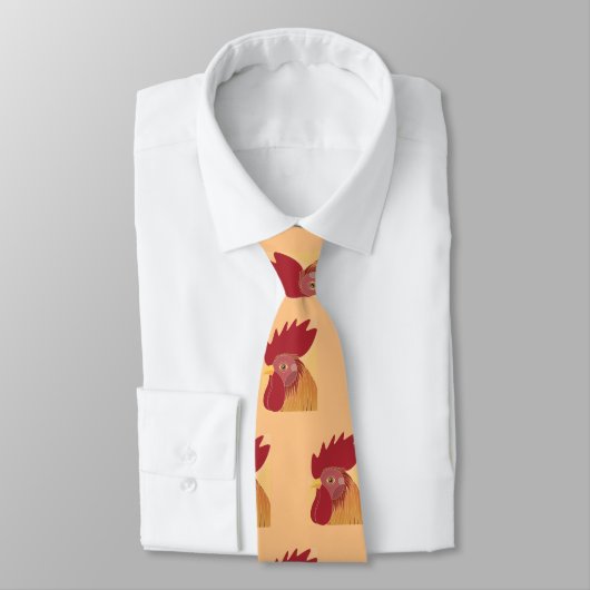 Rooster Necktie Stropdas (Gebonden)