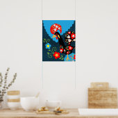 Rooster of Portugal Poster (Keuken)
