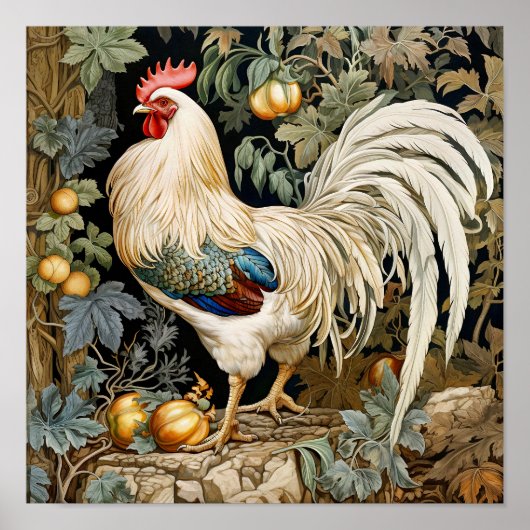 Rooster Painting Poster (Voorkant)