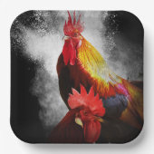 Rooster Papieren Bordje (Voorkant)