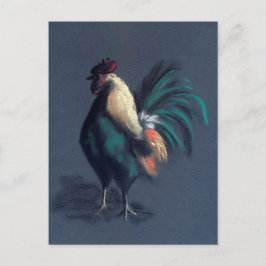 Rooster Pastel Briefkaart