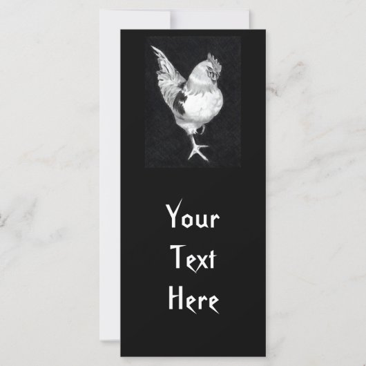 ROOSTER : PENCIL, CARTE DE RACK (Devant)