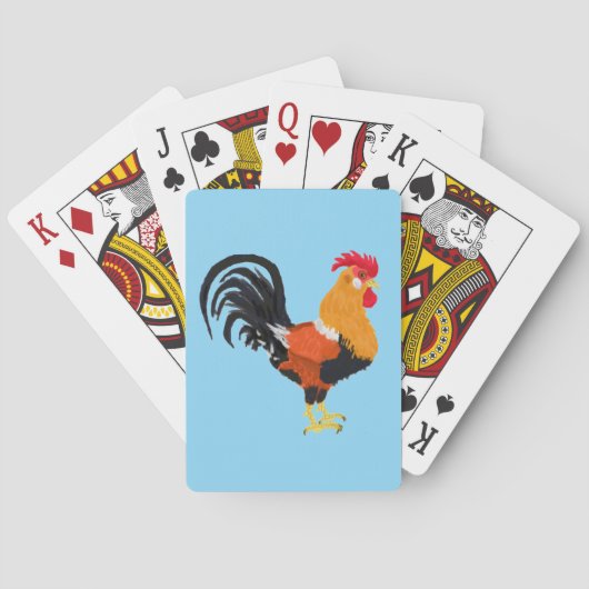 Rooster Pokerkaarten (Achterkant)