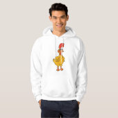 Rooster Pose Hoodie (Voorkant volledig)