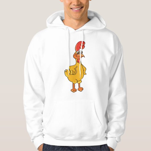 Rooster Pose Hoodie (Voorkant)