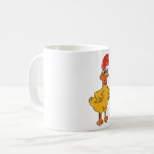 Rooster Pose Koffiemok (Voorkant links)