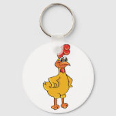 Rooster Pose Sleutelhanger (Achterkant)