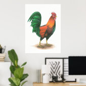 Rooster-Poster Poster (Thuiskantoor)
