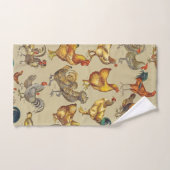 Rooster Poulet de la ferme Pays Animal (Serviette à main)