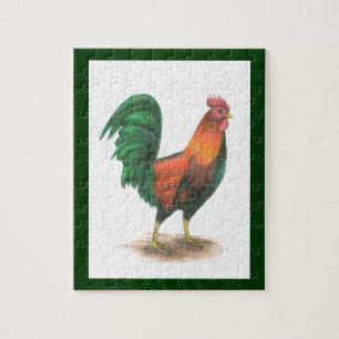 Rooster Puzzle Legpuzzel