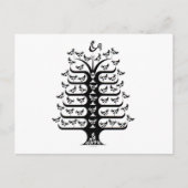 Rooster regelt de rust briefkaart (Voorkant)