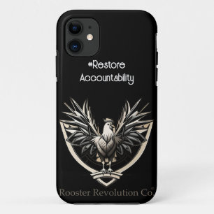 Rooster RevolutionWear: Defect the System iPhone 11 Hoesje