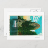 Rooster Rock op Columbia River Briefkaart (Voorkant / Achterkant)