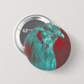 Rooster Ronde Button 5,7 Cm (Voorkant /achterkant)