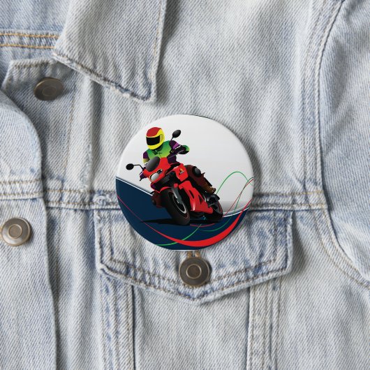 Rooster Ronde Button 7,6 Cm (In situ)