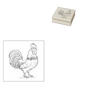 Rooster Rubberstempel (Gestempeld)