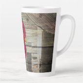 Rooster Rustic Chicken Coop Barn Board Latte Mok (Rechts)