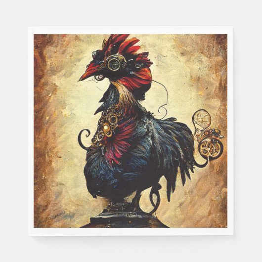  Rooster Servet (Voorkant)