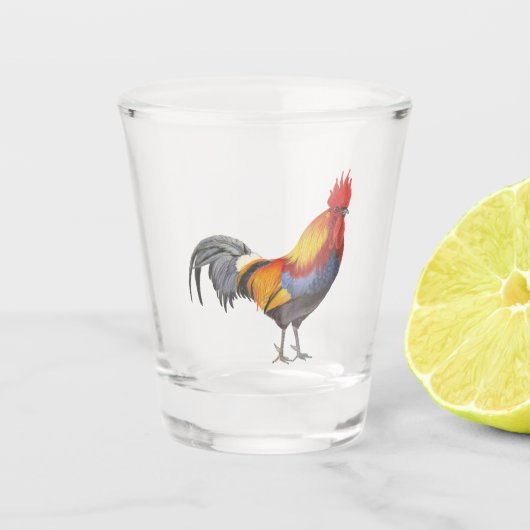 Rooster Shot Glas (Voorkant)