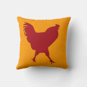 Rooster Sierkussen Fun en kleurrijk (Achterkant)