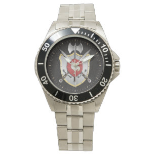 Rooster Sigil Battle Crest Horloge