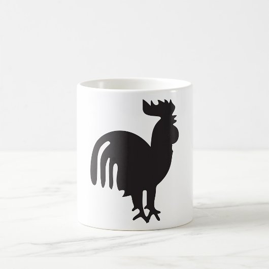 Rooster Silhouette Koffiemok