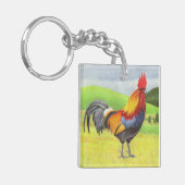 Rooster Sleutelhanger (Voorkant Links)
