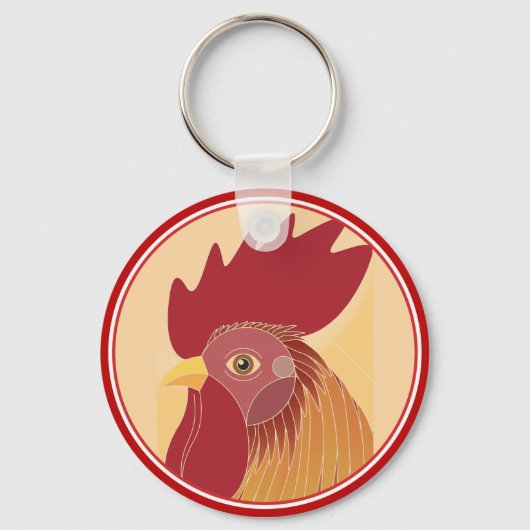 Rooster Sleutelhanger (Voorkant)