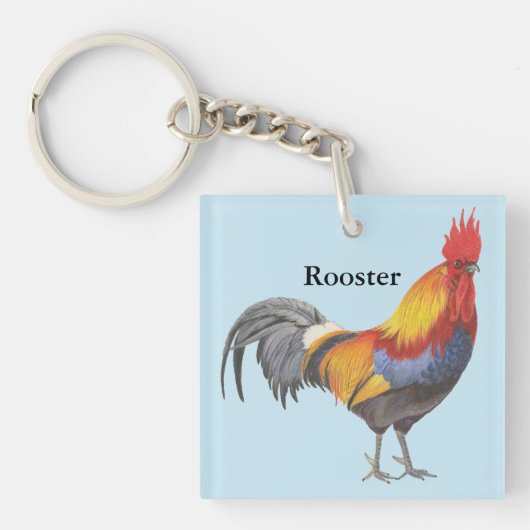 Rooster-Sleutelhanger Sleutelhanger (Voorkant)