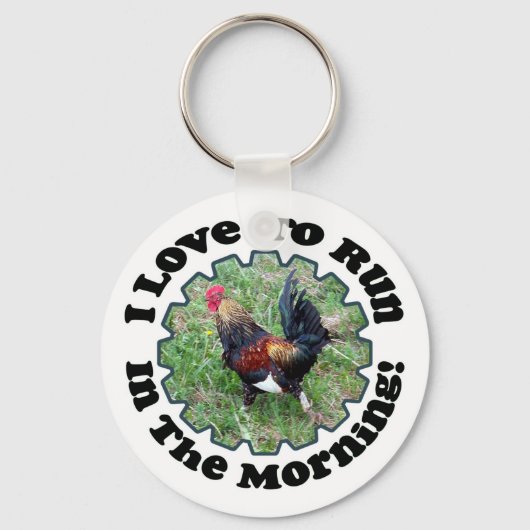 Rooster-Sleutelhanger uitvoeren Sleutelhanger (Voorkant)