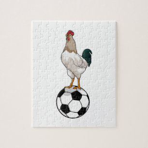 Rooster Soccer player Soccer Legpuzzel