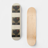 Rooster - Square Animals Illustratie Skateboard (Voorkant)