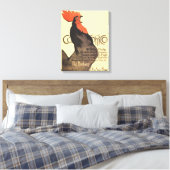 Rooster Steinlen Cocorico French Art Canvas Afdruk (Insitu (Slaapkamer))